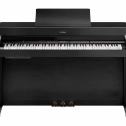Roland HP702 Digital Upright Piano With Bench Charcoal Black