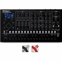 Roland SH-4d Compact Desktop Synthesizer With MIDI and Audio Cables
