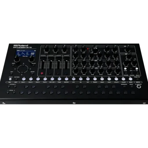 Roland SH-4d Compact Desktop Synthesizer With MIDI and Audio Cables