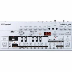 Roland TB-03 Boutique Bass Line with Decksaver Cover