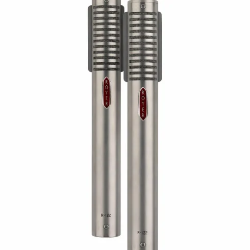 Royer R-122 LIVE Matched Ribbon Microphone Pair Nickel