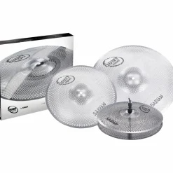 SABIAN QTPC502 Quiet Tone Practice Cymbal Set, 13"/14"/18"