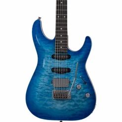 Schecter Guitar Research California Classic Electric Guitar Transparent Skyburst