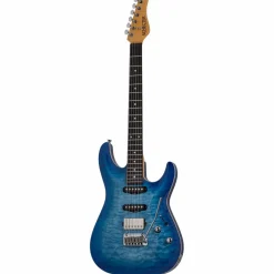 Schecter Guitar Research California Classic Electric Guitar Transparent Skyburst