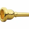 Schilke Gold-Plated Trombone Mouthpieces Small Shank 51D Gold