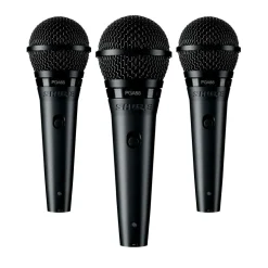 Shure PGA58 3-Pack Mic and Stand Kit