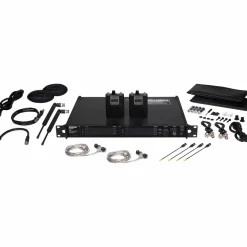 Shure PSM1000 Personal Monitor System With Dual Transmitter, Two Diversity Bodypack Receivers and Two SE425 Earphones, Band G10 470-542mHz Band J8A