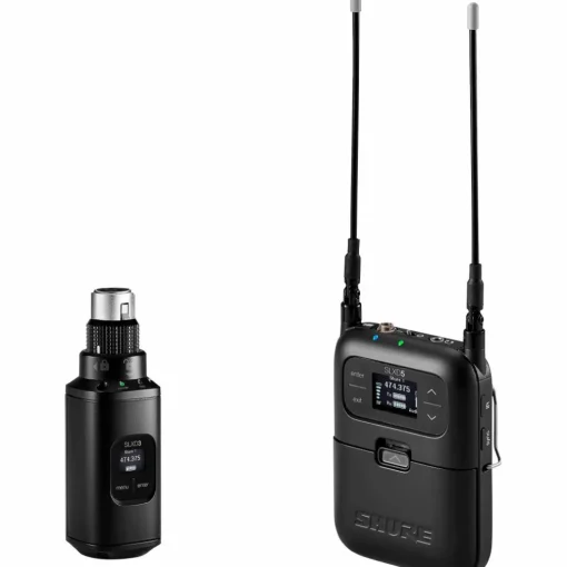 Shure SLXD35 Portable Digital Wireless Plug-On System with SLXD3 XLR Plug-On Transmitter - Band G58 Band J52