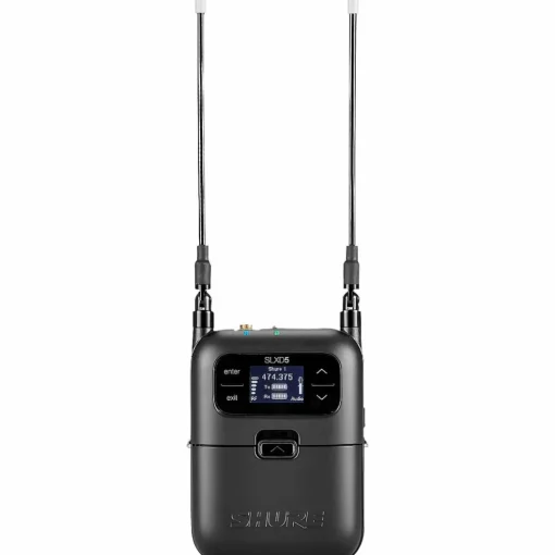 Shure SLXD35 Portable Digital Wireless Plug-On System with SLXD3 XLR Plug-On Transmitter - Band G58 Band J52
