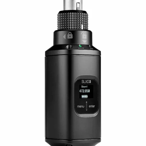 Shure SLXD35 Portable Digital Wireless Plug-On System with SLXD3 XLR Plug-On Transmitter - Band G58 Band J52