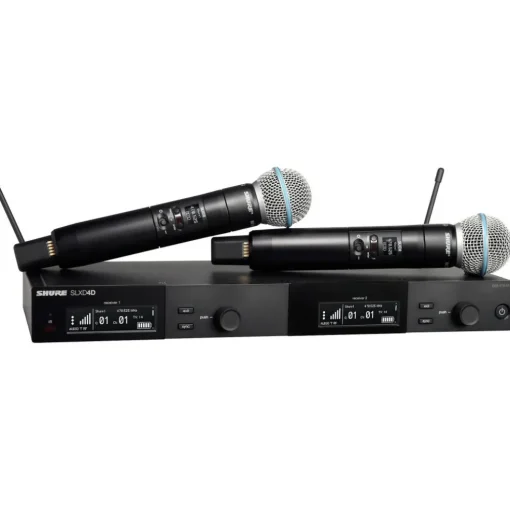 Shure SLXD24D/B58 Dual Wireless Vocal Microphone System With BETA 58 Band G58