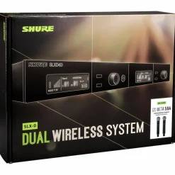 Shure SLXD24D/B58 Dual Wireless Vocal Microphone System With BETA 58 Band G58