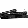 Shure SLXD24D/N8C Dual-Channel Digital Wireless Handheld Microphone System with Nexadyne 8/C Cardioid Capsules (G58: 470 to 514 MHz) Band G58 Black