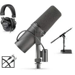 Shure SM7B Mic + TH200X Headphones Podcasting Bundle