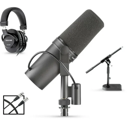 Shure SM7B Mic + TH200X Headphones Podcasting Bundle