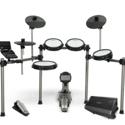 Simmons Titan 50 Electronic Drum Kit With Mesh Pads, Bluetooth and DA2112 Drum Amp