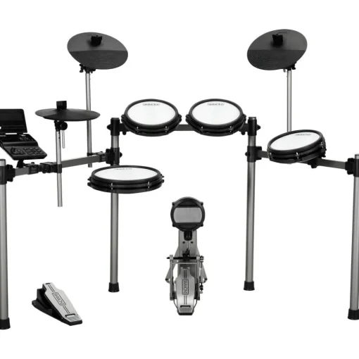 Simmons Titan 50 Electronic Drum Kit With Mesh Pads, Bluetooth and DA2112 Drum Amp