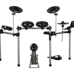 Simmons Titan 50 Electronic Drum Kit With Mesh Pads, Bluetooth and DA2112 Drum Amp
