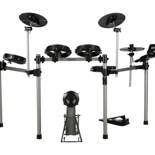 Simmons Titan 50 Electronic Drum Kit With Mesh Pads, Bluetooth and DA2112 Drum Amp