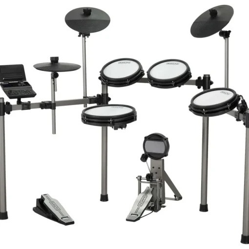 Simmons Titan 50 Electronic Drum Kit With Mesh Pads, Bluetooth and DA2112 Drum Amp