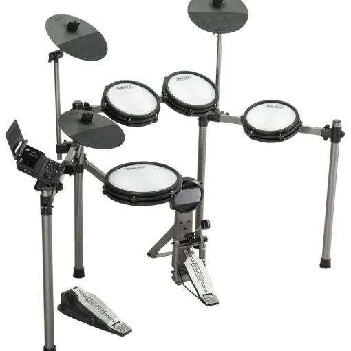 Simmons Titan 50 Electronic Drum Kit With Mesh Pads, Bluetooth and DA2112 Drum Amp