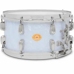 Slingerland Limited-Edition Radio King Finish Ply Maple Snare Drum 14 x 7 in. White Marine Pearl