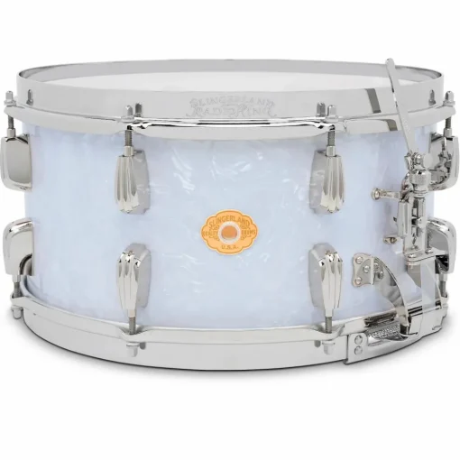 Slingerland Limited-Edition Radio King Finish Ply Maple Snare Drum 14 x 7 in. White Marine Pearl