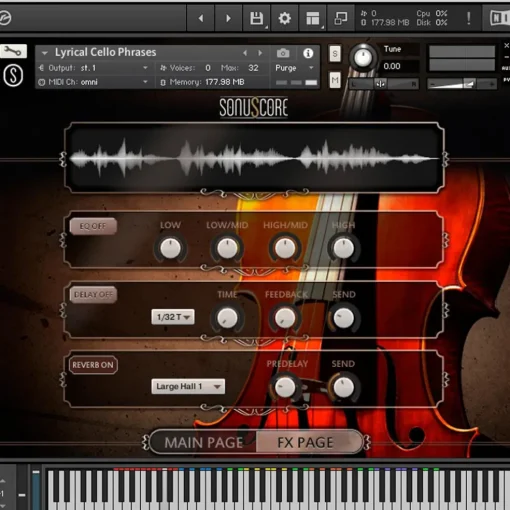 Sonuscore Lyrical Cello Phrases