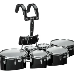 Sound Percussion Labs Birch Marching Sextets with Carrier 6/6/8/10/12/13 Black