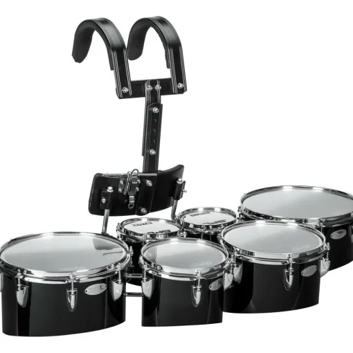 Sound Percussion Labs Birch Marching Sextets with Carrier 6/6/8/10/12/13 Black