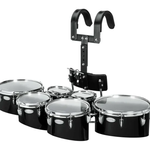 Sound Percussion Labs Birch Marching Sextets with Carrier 6/6/8/10/12/13 Black