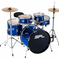 Sound Percussion Labs Junior Kicker 5-Piece Drum Set Metallic Blue