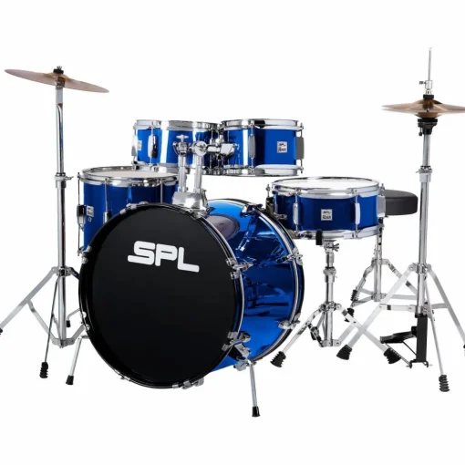 Sound Percussion Labs Junior Kicker 5-Piece Drum Set Metallic Blue