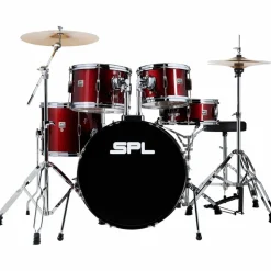Sound Percussion Labs Kicker 5-Piece Complete Drum Set Dark Red