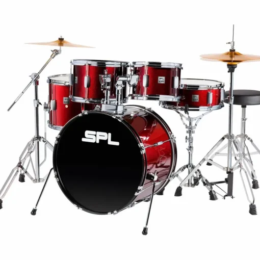 Sound Percussion Labs Kicker 5-Piece Complete Drum Set Dark Red