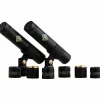 Soyuz Microphones 013 FET-MAC-B Matched Pair Small Diaphragm FET Microphones Black Finish (cardioid, omni and hypercardioid capsules, 10dB pad)