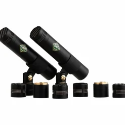 Soyuz Microphones 013 FET-MAC-B Matched Pair Small Diaphragm FET Microphones Black Finish (cardioid, omni and hypercardioid capsules, 10dB pad)