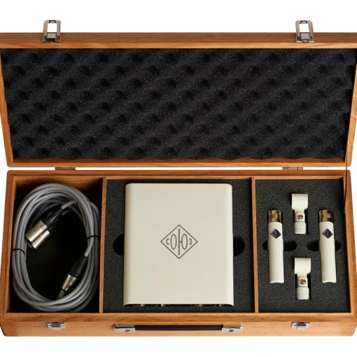 Soyuz Microphones 013 TUBE Matched Pair Small Diaphragm Tube Microphone Single Power Supply Unit with Oak Suitcase (cardioid capsule, 10dB pad)