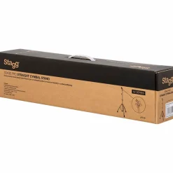 Stagg Double Braced Straight Cymbal Stand Chrome