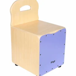 Stagg Kid's Cajon with Backrest Purple