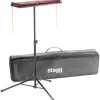 Stagg 5-Piece Wooden Temple Block Set 25 in.