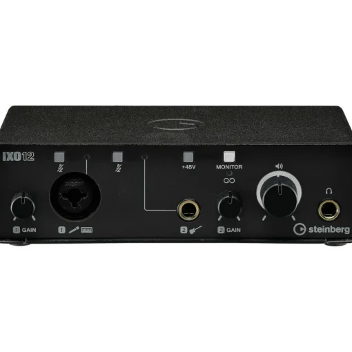 Steinberg IXO12 Audio Interface with One Mic Preamp Black