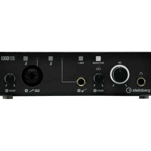 Steinberg IXO12 Audio Interface with One Mic Preamp Black