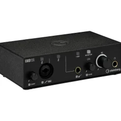 Steinberg IXO12 B Podcast Pack with Mic, Table Top Stand, & Pop Screen