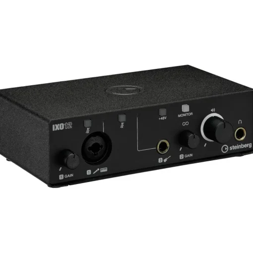 Steinberg IXO12 B Podcast Pack with Mic, Table Top Stand, & Pop Screen