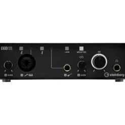 Steinberg IXO12 B Podcast Pack with Mic, Table Top Stand, & Pop Screen