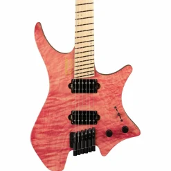 strandberg Boden J Artisan 6 Maple Tochi Electric Guitar Trans Pink