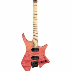 strandberg Boden J Artisan 6 Maple Tochi Electric Guitar Trans Pink