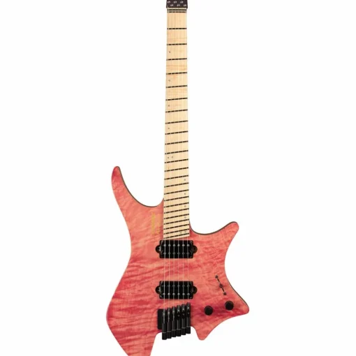 strandberg Boden J Artisan 6 Maple Tochi Electric Guitar Trans Pink
