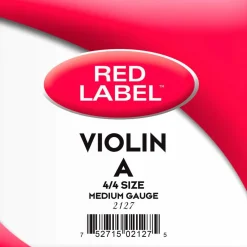 Super Sensitive Red Label Series Violin A String 4/4 Size, Medium